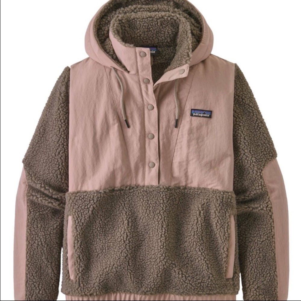 Patagonia Shelled Retro-X Taupe / Light Pink